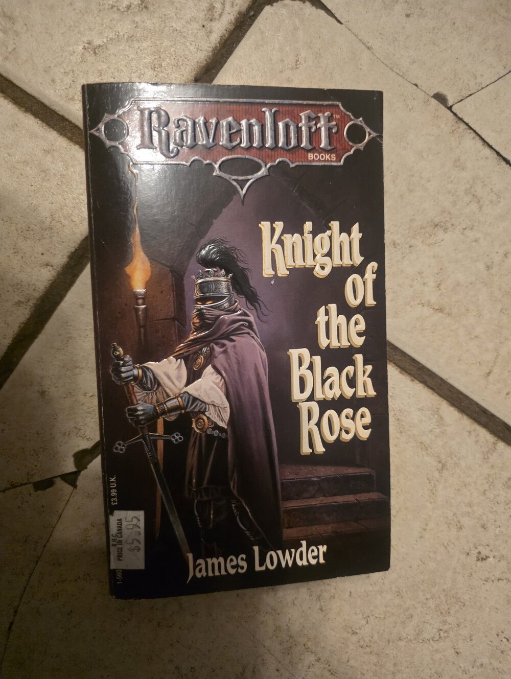 Knight of the Black Rose Ravenloft# 2 James Lowder D&D Fantasy VG